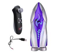 Remote Control Boat - High Speed Rc Water Racer, Fast Electric Ship | Waterproof Rechargeable Racing with Led Lights, Self Righting Design for Outdoor Pool Lake Kids Adults Long Time Play