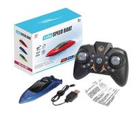 Remote Control Boat - RC Speed Boats, Electric Toy Boatts | High Velocity Racing with Auto-Fllip Recovery, Duall Motor Watercraft, Waterproof Hull Design, Long Range Controller for Pool and Lake