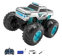 Remote Control Car,2.4Ghz High-Speed Amphibious Truck RC Car Toy, 4WD Waterproof Off-Road Pick-Up Truck Climbing for All Terrain,For Adult Gift