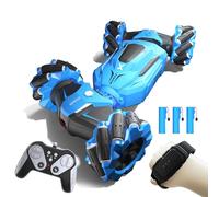 Remote Control Car for Kids 2 4G 4WD Gesture Sensing Stunt Off-Road Vehicle Twisted Toy with Music 3 Batteries Gifts Boys and Girls