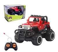 Remote Control Car Off Road RC Truck for Kids Boys Girls Cool Gadget Toy for Christmas Birthday Outdoor Adventure Racing (Red, One Size)