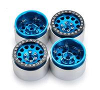 Remote Control Car Tire Compatible With Wraith 90048 For Axial For SCX10 90046 For TRX4 D90 D110 1/10 RC Crawler Car Parts 1.9inch Beadlock Wheel Hub Rim 35mm(4pcs)