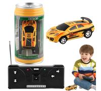 Remote Control Car With Cans - PP + Electronic Components 12.8x6.5cm | RC Drift Racing Car Toy | Creative Remote Control Vehicle | For Christmas, Birthday, Easter