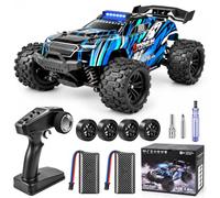 Remote Control Cars 1:18 - 4WD All Terrain RC Cars with two Sets of Tires | High Speed 40KM/H Off Road RC Truck - 2.4GHz Radio Truck with 2 Rechargeable 1200 mAh Batteries Ideal for Kids Adults & Boys