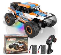 Remote Control Cars, 40 KM/H High Speed RC Car, 4WD Off-Road Truck with Proportional Control and LED Lights, 1:20 All Terrain Rally Car Toy Gift for Boys, Kids, Adults Age 8 and Up