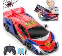 Remote Control Cars Spider Toys for 3 4 5 6 7 8 Year Old Boys, 1:18 High Speed Sports Racing Drift RC Car with LED Light Boys Girls Gifts Age 3-12 Kids Toy Birthday Presents Indoor Outdoor Game