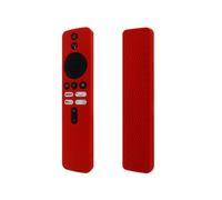Remote Control Case Cover Compatible for 2023 Xiaomi Mi 4K TV BoX 2nd Gen, TV Remote Control Silicone Anti-slip Anti-drop Sleeve(Case Only) (red)