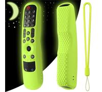 Remote Control Case Cover Compatible for LG MR21GA MR22GA MR23GA AKB76036504 AKB76039901, Smart TV Magic Remote Control Silicone Sleeve Skin Holder Replacement(Case Only) (Luminous Green)