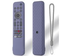 Remote Control Case Cover Compatible for Sony RMF-TX810U/RMF-TX811U/RMF-TX910U, Protective TV Remote Control Cover Shockproof Silicone Sleeve Replacement Case Lanyard(Case Only) (Lavender Gray)