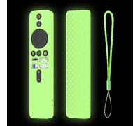 Remote Control Case Cover Compatible for Xiaomi Mi TV Box S 2nd Gen, Protective TV Remote Control Cover Shockproof Silicone Sleeve Replacement Case (Luminous Green)