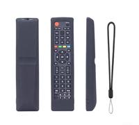 Remote Control Case, for Hisense ER-22601 TV Silicone Protective Shockproof Cover Accessory Component Replacement Part Heavy Duty(Black)