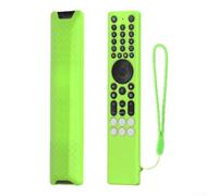 Remote Control Case for TCL RC833A in Silicone, Enhanced Grip and Convenient to Hang with Lanyard (Green)