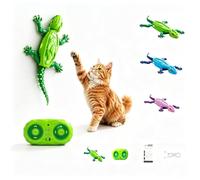 Remote Control Climbing Gecko Toy for Cats, Interactive Electronic Toy, Funny Moving Simulation Design, Stimulates Pet Hunting Instinct, Provides Long-Lasting Entertainment To Reduce Cat Boredom