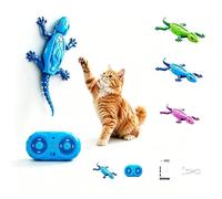 Remote Control Climbing Gecko Toy for Cats, Interactive Electronic Toy, Funny Moving Simulation Design, Stimulates Pet Hunting Instinct, Provides Long-Lasting Entertainment To Reduce Cat Boredom