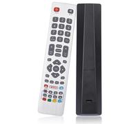 Remote Control Compatible with Sharp Aquos, New Replacement Remote Control for SHW/RMC/0115 DH1901091551 of Sharp Smart TV with Netflix Buttons, Smart TV Remote Control (Silver)