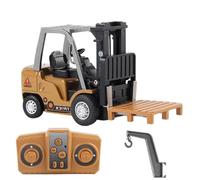 Remote Control Construction Truck - Realistic Lifting Hook, Wireless Engineering Vehicle, Precision Crane Toy | Battery Operated Heavy Duty Carrier, Motorized Charger For Birthday Party