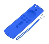 Remote Control Cover for Fire TV Stick, Silicone Shockproof Anti Slip Protective Case with Lanyard for Fire TV Stick 4K 2018 Remote Control (Blue)
