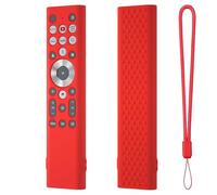 Remote Control Cover For Hisense,Class A7 U8 Series LCD 4K,Silicone Remote Controller Cases, Protective Covers,100U88N 85U88N 75U88N 65U88N 55U88N and more (Red)