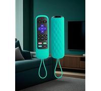 Remote Control Cover Glow in The Dark for Easy Finding Universal Replacement Controller Silicone Sleeve Skin Luminous Blue BLC1459-01