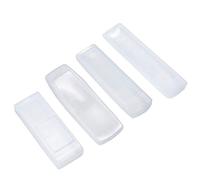 Remote Control Cover Remote Protector Case Silicone Waterproof Protective Cover for TV Air Conditioner 21x5cm Transparent silicone case tv control protector