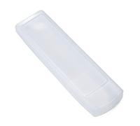 Remote Control Cover Remote Protector Case Silicone Waterproof Protective Cover for TV Air Conditioner 18.5x5cm Transparent silicone case tv control