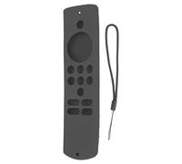 Remote Control Cover Silicone Soft Anti Slip Shockproof Protective Remote Sleeve With Lanyard for Fire TV Stick Lite (Dark Grey)