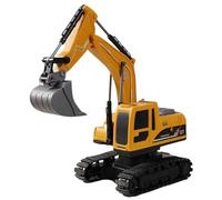 Remote Control Crawler Excavator, 1:22 Scale, 27MHz 6-Channel, Engineering Vehicle with Light and Demo Function