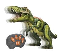Remote Control Dinosaur - 16 Inch Walking Toy | ABS Robot Dinosaur - Dinosar Robot With Lights Spray Mist Sound Effects And Realistic Movement For Boys Girls Birthday Indoor Outdoor Play