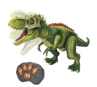 Remote Control Dinosaur - Dinosaur Robot with Light Up Walking Action, Interactive Mist Spraying Fires Breathing Effect, Electronic Robotic Creature with Roaring Sounds, Prehistoric Animal Accessory