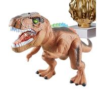 Remote Control Dinosaur Toy, Electric Walking Figure With Light-Up Eyes, Roaring Sound, Mist Spray, Realistic Movements, Birthday Classroom, 16.14x6.69x10.24 In