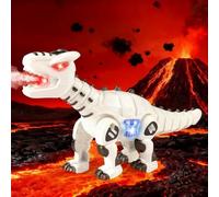 Remote Control Dinosaur Toys for Boys 3 4-7 8-12- RC Realistic Big T-Rex Gifts for Kids, Interactive Dino with Light Roar Spray Touch Sensing, Electric Sprays Dinosaurs Toys(No Spray)