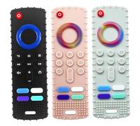 Remote Control Dog Toy 3-PCS, Silicone Puppy Teething Chew Toys, Anxiety Relief Interactive Chew for Teething Training