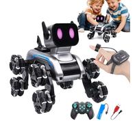 Remote Control Dog Toy for Smart Dog Robot | Intelligent Eight-Wheel Puppy Robot for Indoor and Outdoor Games