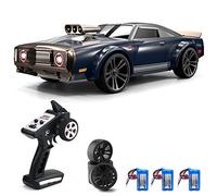 Remote Control Drift Car 1 16 2 4GHz 4WD High Speed 35km h Race RTR with 7-mode Angel Eye Headlights 3 Battery Kids