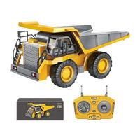 Remote Control Dump Truck,RC Construction Vehicle Engineering Toys for Aged 6+ - Battery-powered RC Construction Toy Vehicles with Lights/Sounds for Boys Outdoor Playing