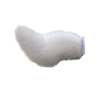 Remote Control Electric Car Fuzzy Tail Car Decoration Rechargeable Plush Animal Moving Tail for Auto Trunk Bumper (I)