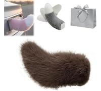 Remote Control Electric Car Tail, Adorable Cat Tail for Car, Rechargeable Plush Animal Moving Tails, USB Rechargeable, Fluffy Wagging Action, Universal Fit for Auto Trunk Bumper Decoration