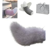 Remote Control Electric Car Tail, Adorable Cat Tail for Car, Rechargeable Plush Animal Moving Tails, USB Rechargeable, Fluffy Wagging Action, Universal Fit for Auto Trunk Bumper Decoration
