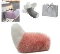Remote Control Electric Car Tail, Adorable Cat Tail for Car, Rechargeable Plush Animal Moving Tails, USB Rechargeable, Fluffy Wagging Action, Universal Fit for Auto Trunk Bumper Decoration
