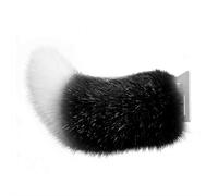 Remote Control Electric Car Tail, Cute Fuzzy Wagging Moving Tail Decoration, Handmade Rechargeable Auto Trunk Charm, for Window Interior & External Accessory