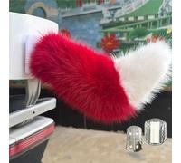 Remote Control Electric Car Tail, Sound Activated Wiggly Plush Cat Tail for Cars, Cosplay,Party Decoration & Themed Events (Color-H)