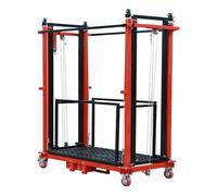 Remote Control Electric Lifting Platform for HighAltitude WorkFoldable Portable HeavyDuty Design for Easy Transport and Versatile Use