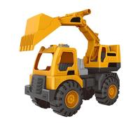 Remote Control Excavator - Construction Vehicle | Dumper Bulldozer Excavator Truck | Outdoor Indoor Play Bulldozer Toy With Matching Tools For Sandbox Beach Yard Fun