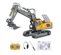 Remote Control Excavator Toy - Construction Sand Digger, Remote Control Excavator Engineering Vehicle Toy, Construction Toys With Lights And Sounds, for Boys Girls Ages 3-8 Role Playing Holida
