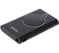 Remote Control FAAC XT2 433 SLH LR Code 7870071 (ex 787007-787004), Black - for FAAC T2 433 SLH - FAAC TML2 433 SLH - FAAC XT2433SLH