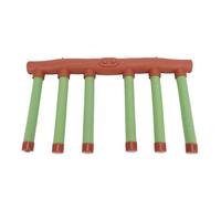Remote Control Falling Sticks Game with Wood Grain Design, Hand Speed Challenge Toy for Cognitive Skill Development (Green)