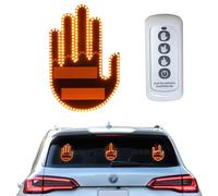 Remote Control Finger LED Light - Middle Finger Sign With Hand Gesture for Car Road Rage, Illuminated Vehicle Display