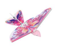Remote Control Flying Bird Toy 2.4GHz Flapping Wings LED Light Electronic Bird Drone For Kids Adults Indoor Outdoor Play EPP Material USB Charging (Roseate)