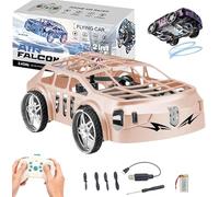 Remote Control Flying Car - Mini RC Dual-Mode Land & Air Vehicle with One-Key Takeoff/Landing, LED Intelligent Lighting, Drop-Proof & Crash-Resistant Design