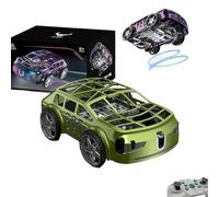 Remote Control Flying Car - Mini RC Dual-Mode Land & Air Vehicle with One-Key Takeoff/Landing, LED Intelligent Lighting, Drop-Proof & Crash-Resistant Design